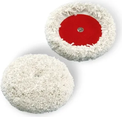 Image de Disque de polissage en laine naturelle BOLL avec velcro, diamètre 210 mm