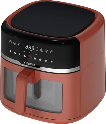 Image de Friteuse à air en porcelaine Tognana 8,3 L Rouge pomme