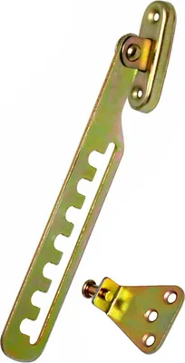 Produktbild von Fensterstellstange Fensterkippsicherung Fensterschere Kippschere 172 Gelb Verz.