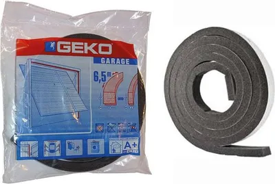Obrázok produktu pre Geko penová tesniaca páska 17 mm x 17 mm x 65 m sivá - Geko