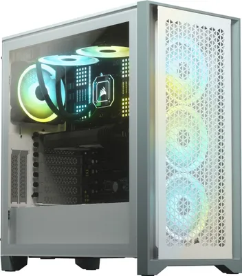 Image de Corsair CC-9011201-WW Geh CORSAIR Midi 4000D Airflow (Tempered Glass) White