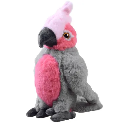 Produktbild von Maskottchen Plüschpapagei Rosa Kakadu 22cm 13841