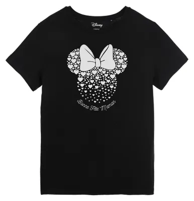 Produktbild von T-Shirt Damen Minnie Mouse Erwachsene Kurzarmshirt, Größe Damen:S