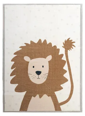 Zdjęcie produktu dla Dywan dziecięcy nadający się do prania - Simba Lion Brązowy