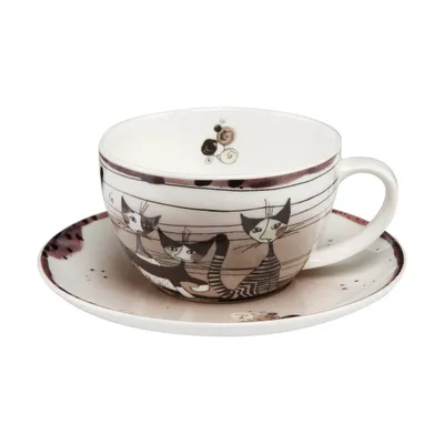 Produktbild von Goebel Arte Grafica Rosina Wachtmeister - Carota con amici - Tee-/ Cappuccinotasse