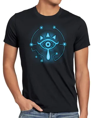 Produktbild von A.N.T. Sheikah Herren T-Shirt tafel wild the breath of snes link