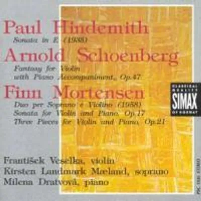 Produktbild von Various: Hindemith/Schönberg/Mortensen