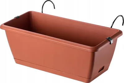 Zdjęcie produktu dla KADAX Skrzynka Balkonowa 40cm Doniczka z Uchwytami