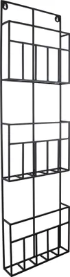 Produktbild von LOFT42 Maggy Zeitungsständer drei Fächer - Metall - Schwarz - 105x30x10