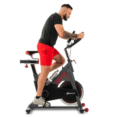 Produktbild von Hop-Sport Indoor Cycling Bike Fahrrad HS-065IC - Speedbike mit LCD-Display und 20 KG Schwungrad - bis 150kg