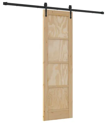 Obrázok produktu pre vidaXL Posuvné dvere ORKDAL prírodná farba 61 x 198,5 cm Masívne borovicové drevo