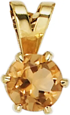 Produktbild von Anhänger Citrin gelb-orange & 585 Gold Gelbgold Halsschmuck Damen