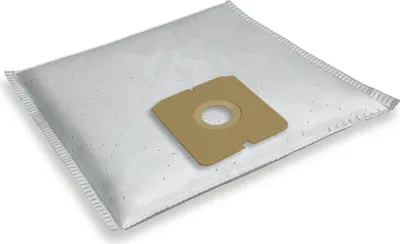 A single vacuum cleaner bag is shown on a white background.