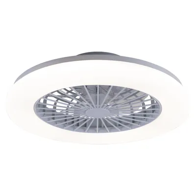 Immagine prodotto di Briloner LED Plafoniera con ventilatore, 5 velocità, colore della luce regolabile, bianco, dimensioni: Ø48,5 x 14,5 cm