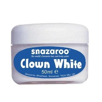 Immagine prodotto di SNAZAROO Face Paint Clown Biancoß 50ml
