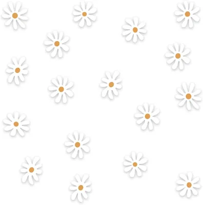 Produktbild von Kinderwandtattoos 48 Stück, Boho Blumen, wasserfest, für Kinderzimmer