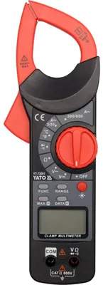 Produktbild von Yato YT-73091, Digitales Multimeter, Hand-Multimeter, 0 - 600 V, 0 - 300 V, 0 - 600 A, 0 - 20 Ohm