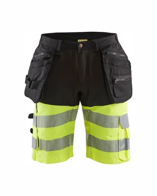 Produktbild von Blakläder® High Vis Shorts 1596 1811 in div. Farben, Farbe:schwarz/high vis gelb, Größe:46