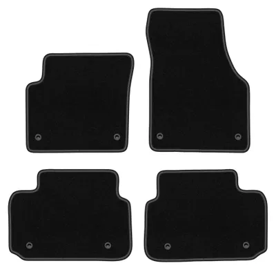 Immagine prodotto di Tappetini in moquette per Land Rover Discovery Sport 2014- (SUV) – set 4 pezzi, neri, su misura – Wielganizator BASIC