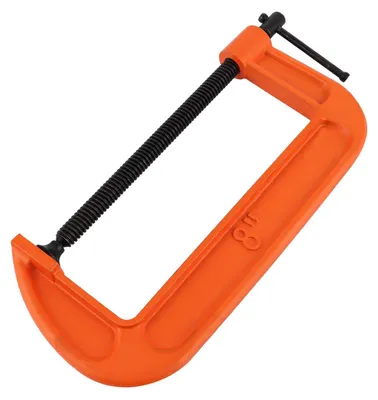 Imagen del producto de Abrazadera G de 200 mm, con tornillo resistente, de alta calidad industrial, ideal para uso doméstico