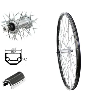 Produktbild von Vorderrad 28" Hohlkammerfelge Laufrad 19-622 für Felgenbremse 28 Zoll