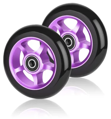 Productafbeelding van 100 mm Stunt Scooter Wielen met ABEC-9 Lagers (Paar)
