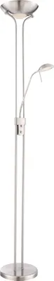Produktbild von Globo Lighting Deckenfluter Metall Nickel matt, LED