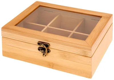 Obrázok produktu pre Bambusový Box Na Čaj 6 Priehradiek√≥D