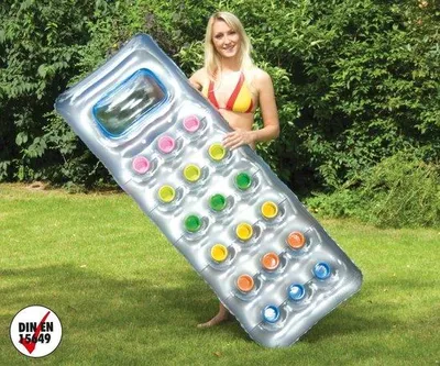 Zdjęcie produktu dla Wodoodporny leżak jednoosobowy 190 x 70 cm – czarny