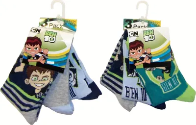 Produktbild von Ben 10 Socken für Kinder 31/34 (6er Pack)