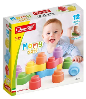 Produktbild von Quercetti Momy Soft Bauklötze, 12dlg.