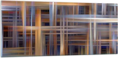 Produktbild von Bilder auf glas - Abstraktion modern - 120x50cm - Glasbilder - Wandbilder - Kunstdruck - zum Aufhängen bereit - Wanddekoration aus Glas - Glas Bilder - Wandbild auf Glas - Einteilig - GAB120x50-3430