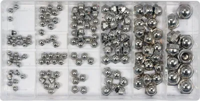 Produktbild von Yato YT-06775-150 pcs Sortiment Edelstahlmuttern