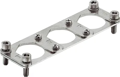 Produktbild von HARTING Han HPR Halterahmen enlarged, Baugröße 24B Buchse, für 3 HC-Module 350 Werkstoff Metall - 1 Stück