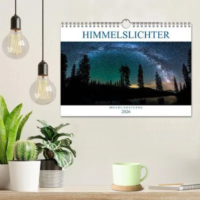 Produktbild von Himmelslichter - Mond und Sterne (Wandkalender 2026 DIN A4 quer), CALVENDO Monatskalender