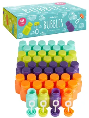 Image de Bulles de savon - Mini flacons - 48 pièces - 6 couleurs - 17 ml