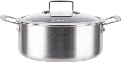 Obrázek produktu pro MASTERPAN nerezový kastrol s poklicí, 24 cm Vysoká kvalita MP2701
