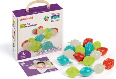 Image de Miniland Eco Maxichain 16 unités Multicolore Multicolore One Size