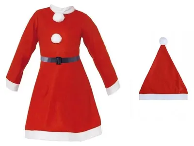 Produktbild von Verk 26075 Weihnachtsmannkostüm – für Mädchen