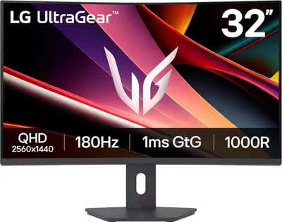 Zdjęcie produktu dla LG 32G600A-B, 81,3 cm (32"), 2560 x 1440 px, Quad HD, LCD, 1 ms, Czarny