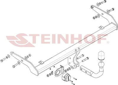 Produktbild von Z548389 Anhängerkupplung passend für VW T-Cross 12/2018-2023 starr