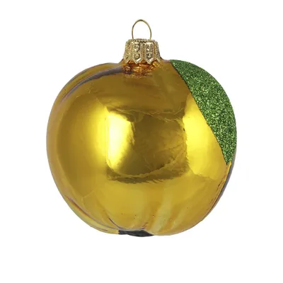 Produktbild von Christbaumschmuck Apfel gelb
