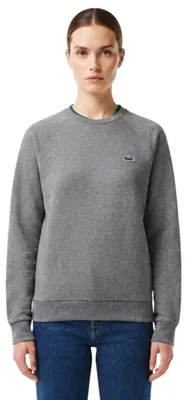 Produktbild von Lacoste Damen Strickpullover SF7073 Baumwolle Grau Pullover XS
