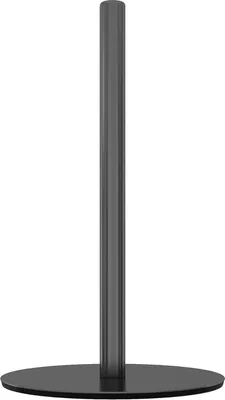 Image de Porte-rouleau de cuisine en acier inoxydable noir avec base lestée