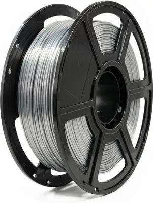 Produktbild von 3D-Drucker-Filament SILK PLA Silber 1 kg 1,75 mm mit seidigem Schimmer, biologisch abbaubar