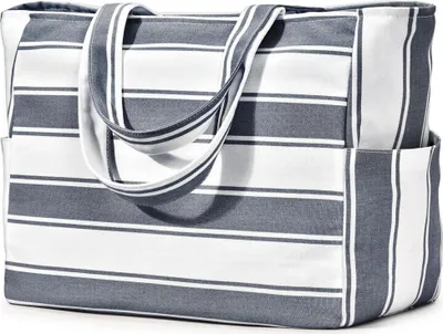Produktbild von XXL Strandtasche Damen Tote Bag wasserdicht 40L Familien Reisetasche Groß Geschenk für Frauen mit Reißverschluss Sport Umhängetasche