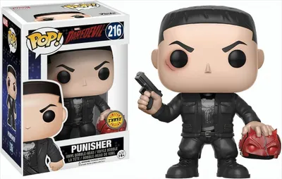 Produktbild von Funko Pop Marvel: Daredevil Punisher Chase Variant, Limited Edition