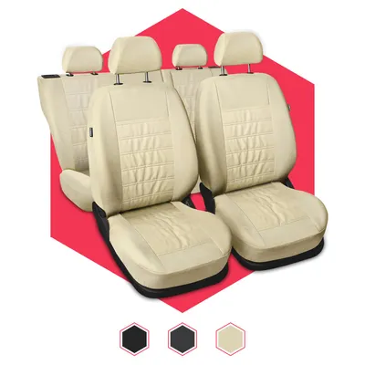 Immagine prodotto di Coprisedili auto Coprisedili universali Tappetino per sedili auto Coprisedili in  Beige