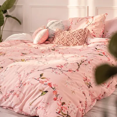 Immagine prodotto di Copripiumino HappyFriday Chinoiserie rosa Colorato 240 x 220 cm