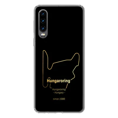 Produktbild von MuchoWow® Handyhülle Schutzhülle Hülle für Huawei P30 Hungaroring - Formel 1 - Rennstrecke Silikon Softcase Handy Hülle - Kartenbesitzer